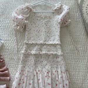 Loveshackfancy Smocked dress like new size S Small